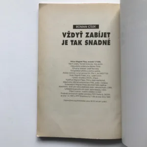 Vždyť zabíjet je tak snadné (Německo 1933-1934), Roman Cílek