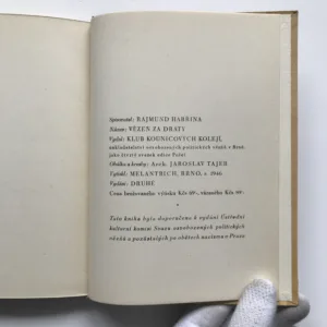 Vězeň za dráty – K. L. Mauthausen (podpis autora), Rajmund Habřina