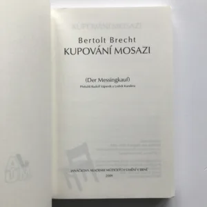 Kupování mosazi, Bertolt Brecht