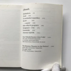 Stavovské národu (O tom, jak se Stavovské divadlo stalo součástí Divadla národního), Jiří Hilmera