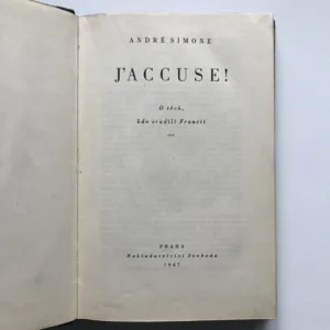 J'accuse! (O těch, kdo zradili Francii), André Simone