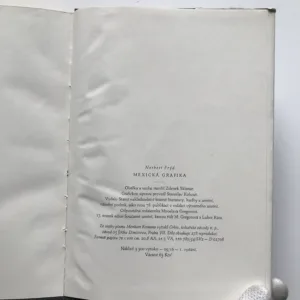 Mexická grafika (věnování autora), Norbert Frýd