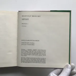 Prózy I. – Krejcarový román / Obchody pana Julia Caesara, Bertolt Brecht