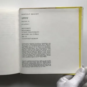 Prózy II. – Kalendářové a jiné historky, Bertolt Brecht