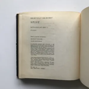 Divadelní hry I., Bertolt Brecht