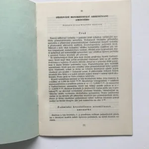 Pěstování monokrystalů arseničnanu amonného, Alena Koutská-Skálová