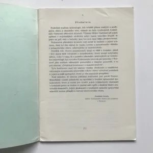 I. celostátní konference o monokrystalech v Turnově 11. prosince 1953 – Sborník referátů