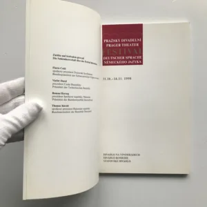 Pražský divadelní festival německého jazyka, Josef Balvín, Pavel Kohout, Ondřej Černý