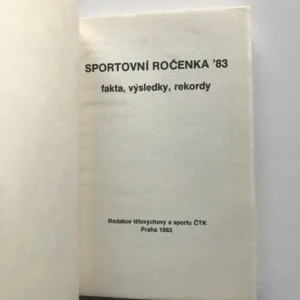 Sportovní ročenka '83 (Fakta, výsledky, rekordy)