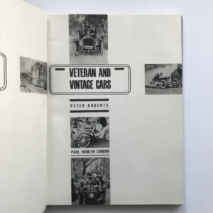 Veteran and Vintage Cars, Peter Roberts