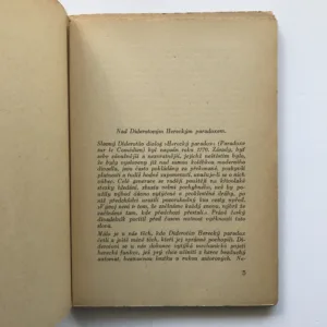 Herecký paradox, Denis Diderot