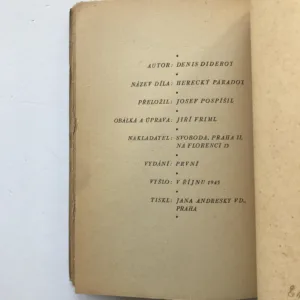 Herecký paradox, Denis Diderot