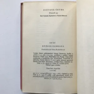 Růžová zahrada, Sa'dí