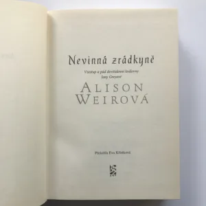 Nevinná zrádkyně, Alison Weirová