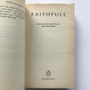 Faithfull, Marianne Faithfull, David Dalton