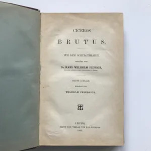 Brutus, Marcus Tullius Cicero