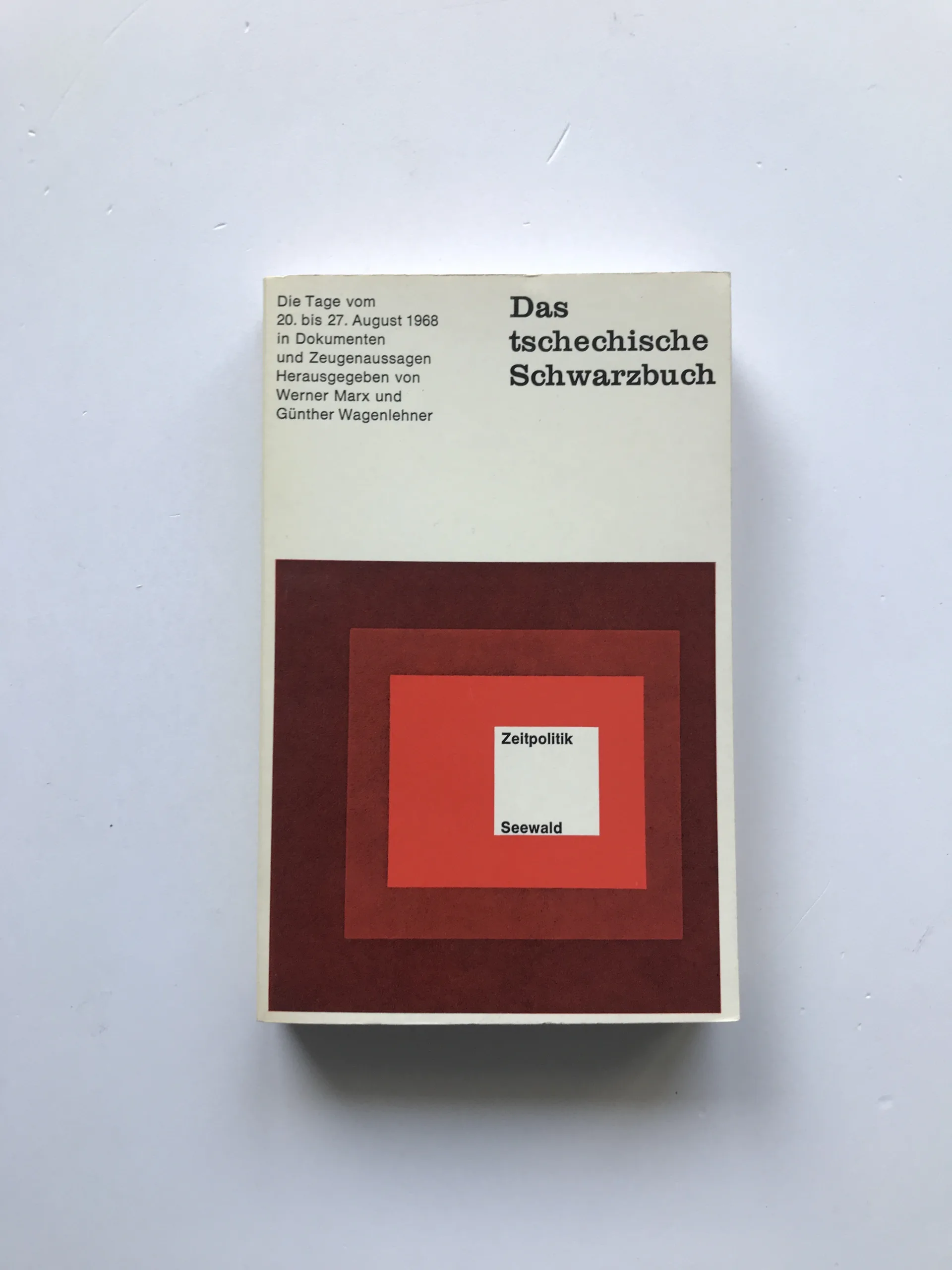 Das tschechische Schwarzbuch, Werner Marx, Günther Wagenlehner