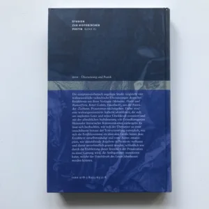 Übersetzung und Poetik (Der deutsche Prosaroman im Spiegel tschechischer Übersetzungen der Frühen Neuzeit), Jan K. Hon