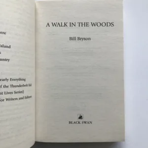 A Walk in the Woods, Bill Bryson