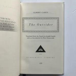 The Outsider, Albert Camus
