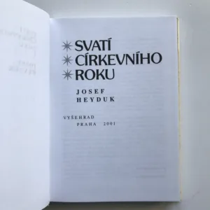 Svatí církevního roku, Josef Heyduk