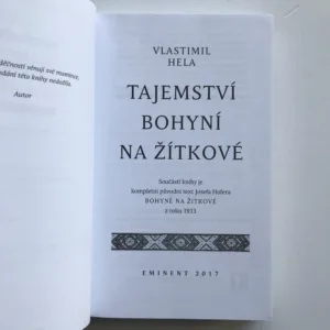 Tajemství bohyní na Žítkové (Mýtus, legendy a skutečnost), Vlastimil Hela