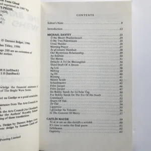 The Bright Wave / An Tonn Ghael (Poetry in Irish Now), Dermot Bolger, Michael Davitt, Caitlin Maude, Nuala Ni Dhomhnaill, Michael O hAirtneide, Liam O Muirthile, Cathal O Searcaigh