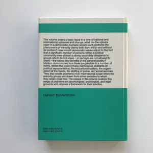 Minorities: Community and Identity, Charles Fried, kolektiv autorů