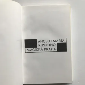Magická Praha, Angelo Maria Ripellino