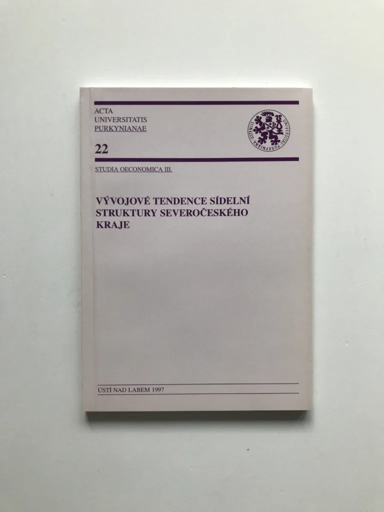 Vývojové tendence sídelní struktury Severočeského kraje, Miloslav Šašek