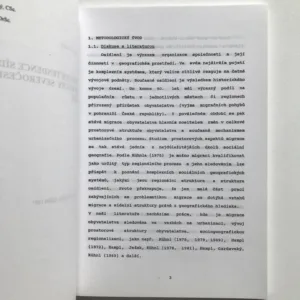 Vývojové tendence sídelní struktury Severočeského kraje, Miloslav Šašek