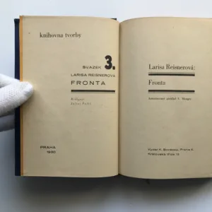 Fronta, Larisa Reisnerová