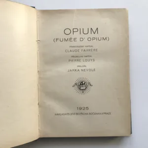 Opium, Claude Farrère