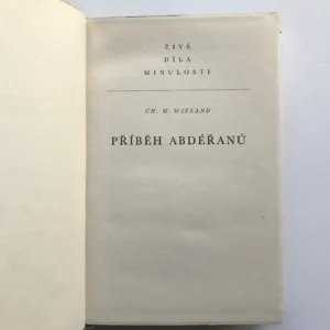 Příběh Abdéřanů, Christoph Martin Wieland