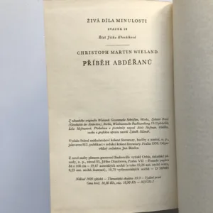 Příběh Abdéřanů, Christoph Martin Wieland