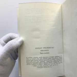 Hranice (Škola janičářů), Alojzy Twardecki