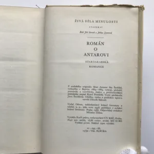 Román o Antarovi (Staroarabská romance)