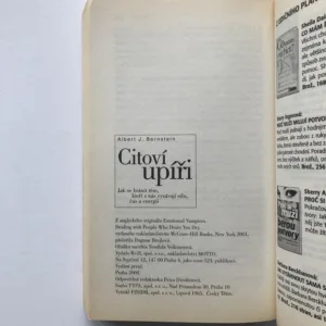Citoví upíři (Jak se bránit těm, kteří z vás vysávají sílu, čas a energii), Albert J. Bernstein