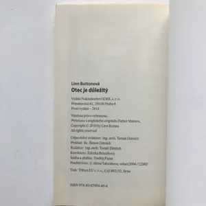 Otec je důležitý (Jak působí porušený obraz Boha a co s tím), Lin Buttonová