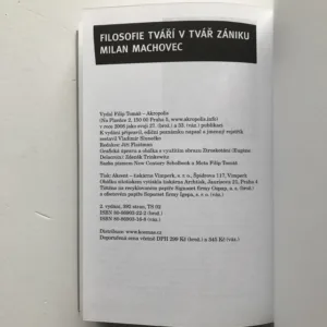 Filosofie tváří v tvář zániku, Milan Machovec