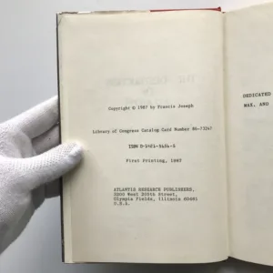 The Destruction of Atlantis, Francis Joseph