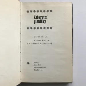 Kabaretní písničky, Václav Pletka, Vladimír Karbusický