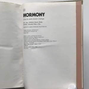 Hormony (Úvod do jejich chemie a biologie), Oldřich Hanč, Zdeněk Pádr