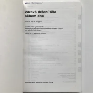 Zdravé držení těla během dne, Alois Brügger