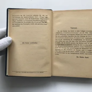 Pharmazeutisch-chemisches Fremdvörterbuch, Herm. Apel