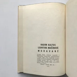 Moravané (Román z dějin Jednoty bratrské), Radim Kalfus, Leontina Mašínová