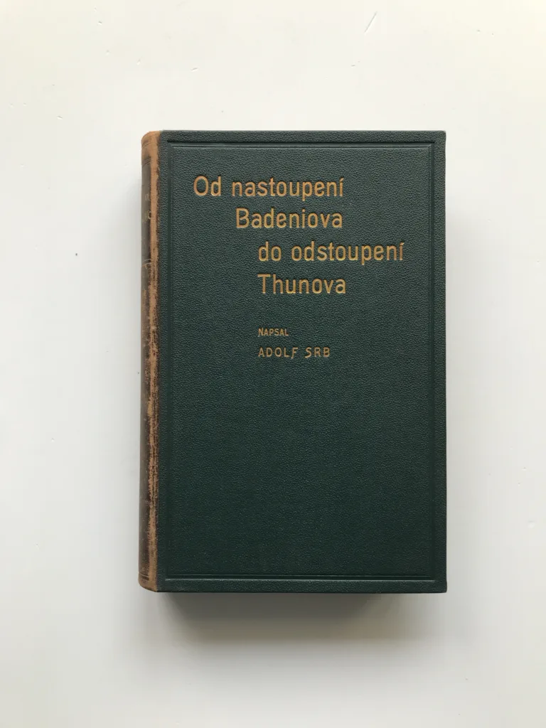 Od nastoupení Badeniova do odstoupení Thunova, Adolf Srb