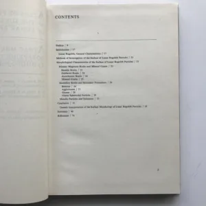 Atlas of Photomicrographs of the Surface Structures of Lunar Regolith Particles, O. D. Rode, A. V. Ivanov, M. A. Nazarov, A. Cimbálníková, K. Jurek, V. Hejl