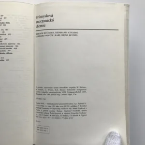 Průmyslová anorganická chemie (Důležité suroviny a meziprodukty), Werner Büchner, Reinhard Schliebs, Gerhard Winter, Karl Heinz Büchel