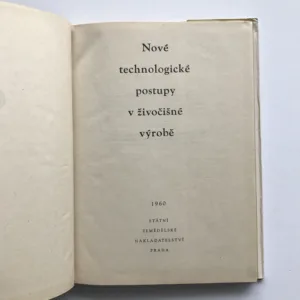 Nové technologické postupy v živočišné výrobě